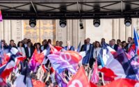 パリ：6月７日、大統領選に向けてメランションの第１回政治集会